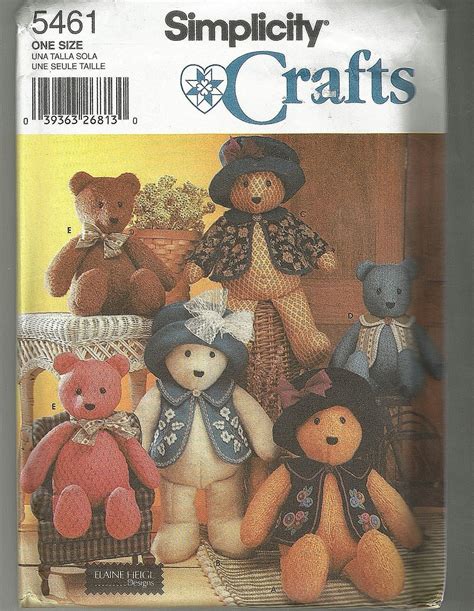 Simplicity Teddy Bear Pattern