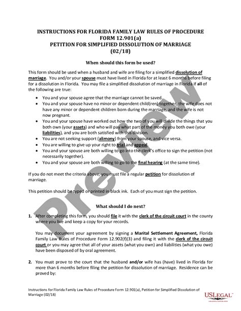 Simplified Dissolution of Marriage in Florida: An Easy Way to End Your Marriage