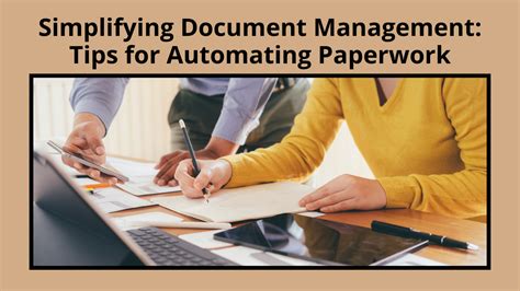 Simplifying Your Paperwork and Payments