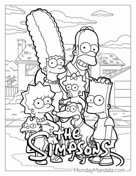 Simpson Coloring Pages