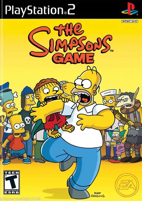 Simpsons Ps2 Game