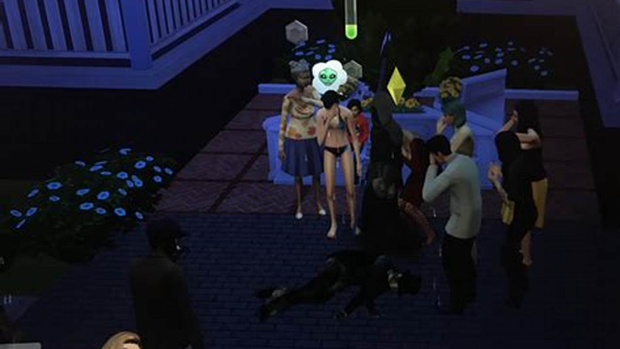 Sims 4 Charity Benefit Party