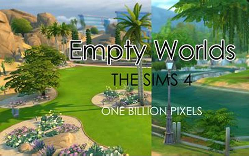 Sims 4 Empty World
