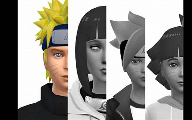 Sims 4 Naruto Hair