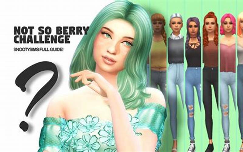 Sims 4 Not So Berry