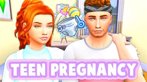 The Sims 4 Teen Pregnancy Challenge Part 4 Brook ages up! YouTube