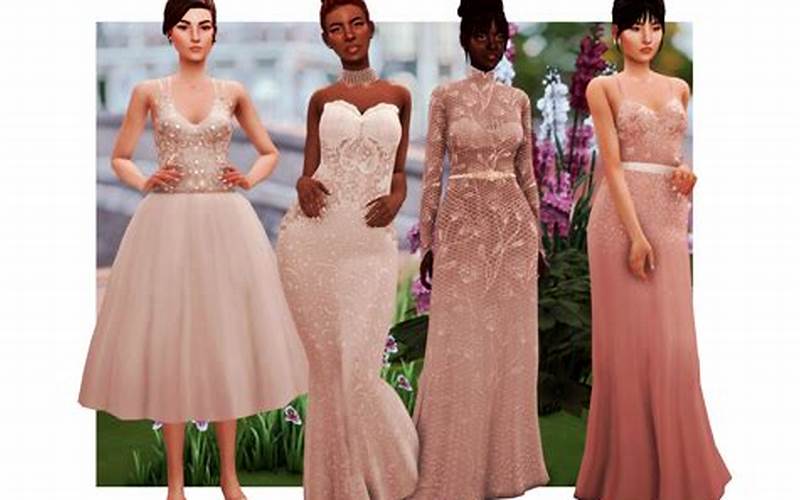 Sims 4 Wedding Dress