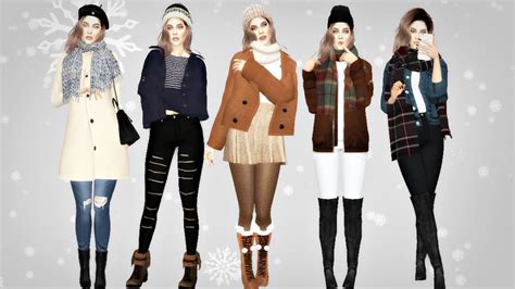 Sims 4 Winter Clothes Cc