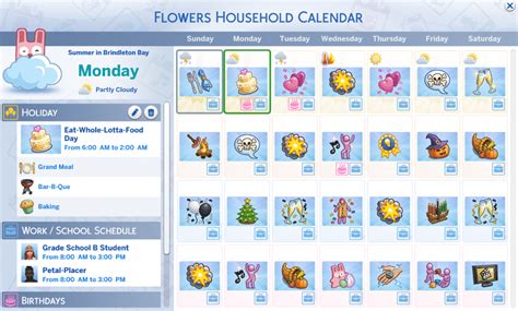 Sims 4 Calendar Mods