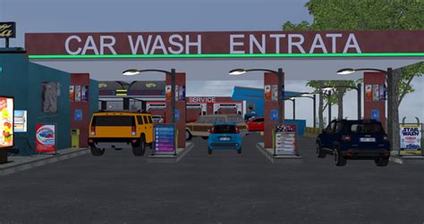 Sims 4 Car Wash Cc