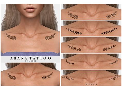 Sims 4 Custom Content Tattoo