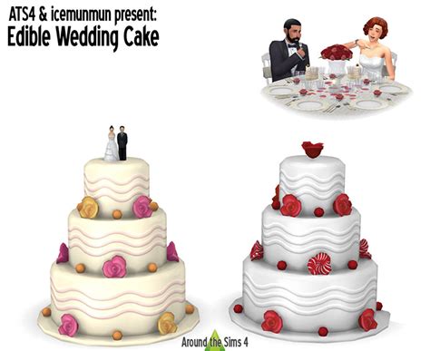 Indulge in Delightful Extravaganza with Sims 4 Wedding Cake - Celebrate the Big Day in Style!