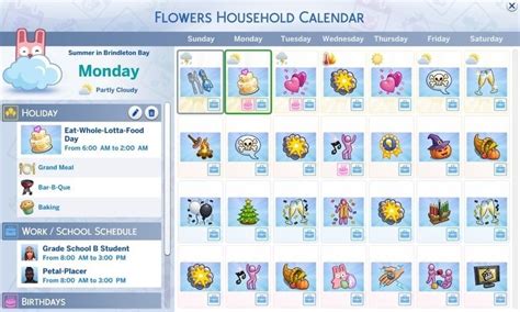 Sims Park Calendar Of Events
