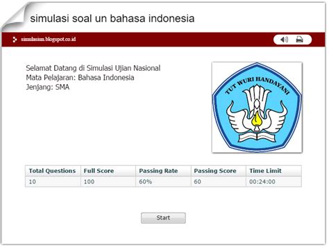 Simulasi UN Indonesia