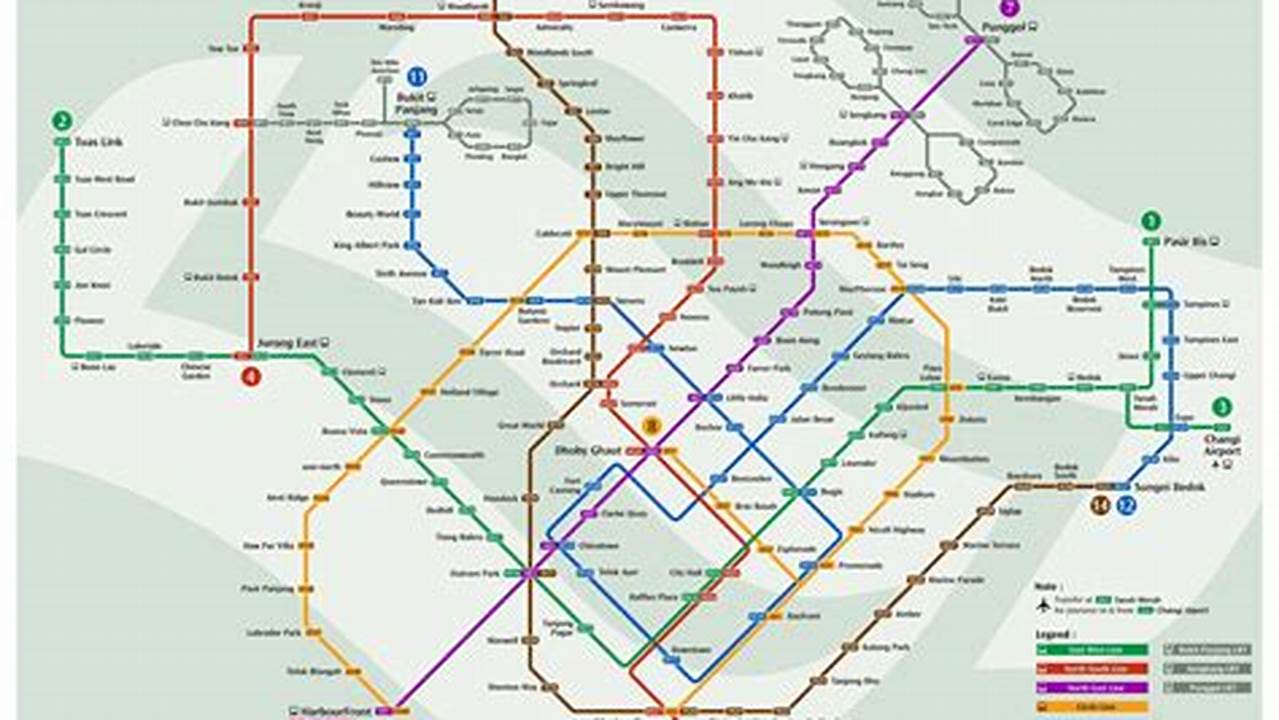 Singapore Mrt Map 2024 For Destinations