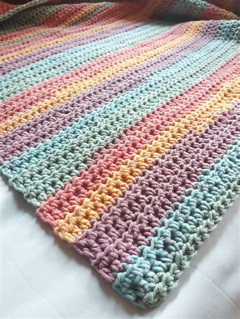 Single And Half Double Crochet Blanket Pattern