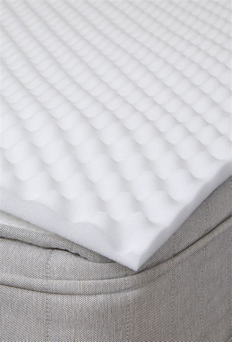 Single Bed Support Egg Box Foam Mattress Topper