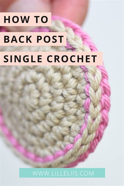 Single Crochet Back Post