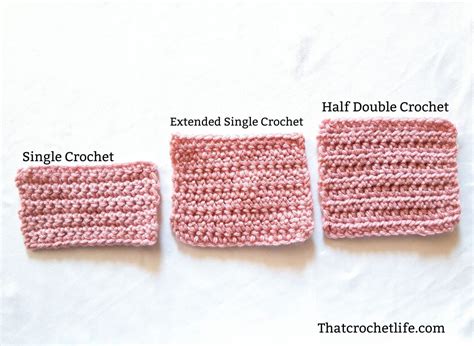 Single Crochet Vs Double Crochet