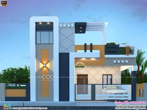 Single Floor Plan Elevation