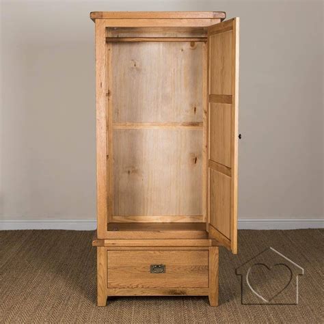 Wonderful Single Oak Wardrobe With Drawers Ideas