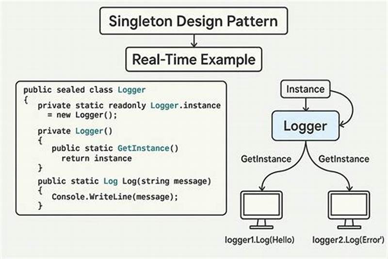Singleton Design Pattern C  Real World Example