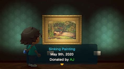 Sinking Painting Animal Crossing