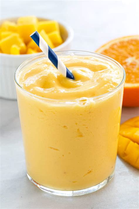 Sip on Sunshine: Fresh Mango Smoothie