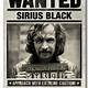 Sirius Black Wanted Poster Printable