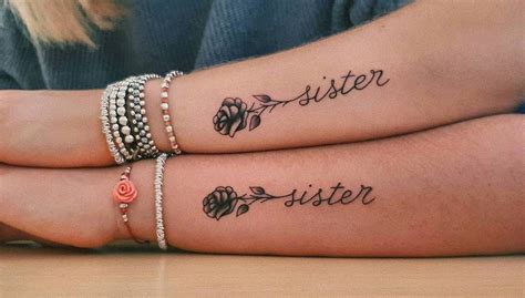 101 Cute Matching Sister Tattoos Meaningful Design Ideas