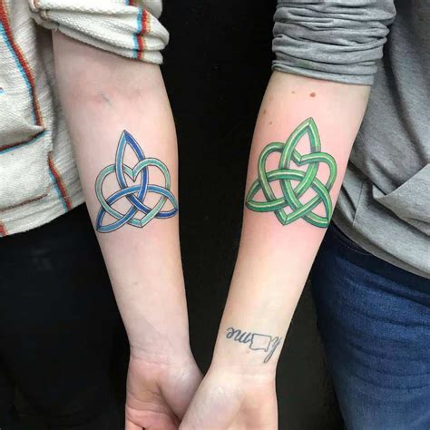 Cute Matching Lotus Tattoo Ideas for Friends or Sisters
