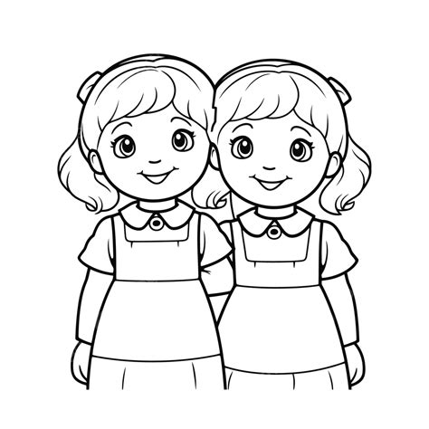Sister Coloring Page