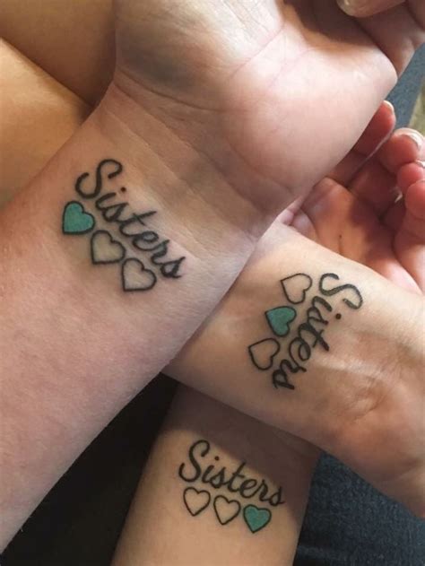 Sister Tattoos For 3