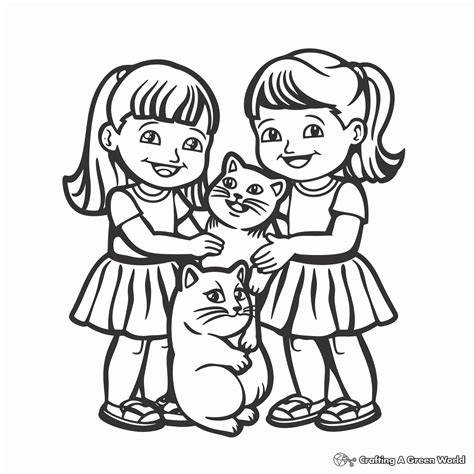 Sisters Coloring Pages