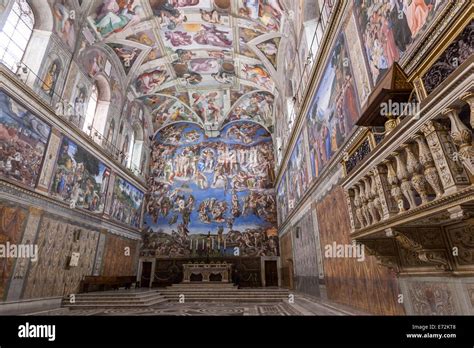 Sistine Chapel with few people