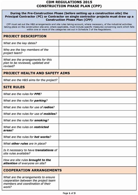 Site Assessment Template