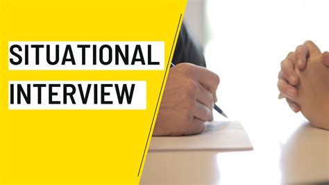 Situational Interview Items
