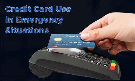 Situations for Immediate Credit Card Use