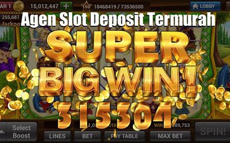 Situs Slot Online Dengan Deposit Termurah