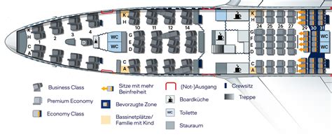 Sitzplatz 747-400 Lufthansa