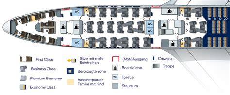 Sitzplatz 747-8 Lufthansa