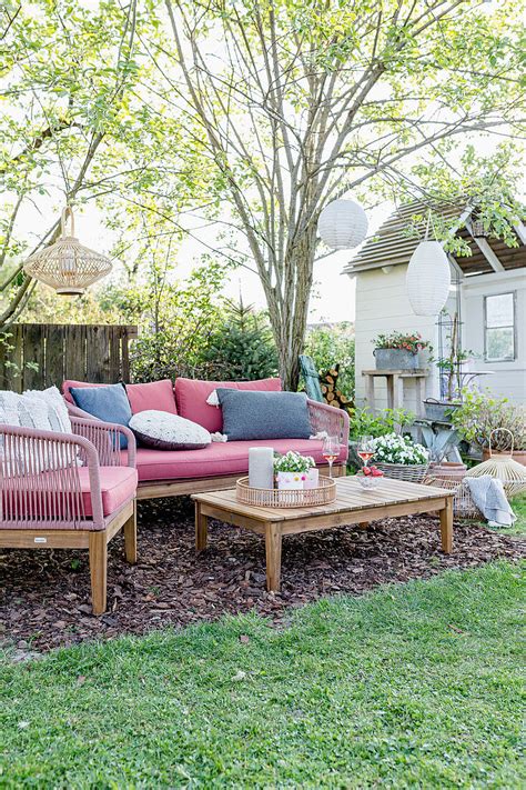 Sitzplatz Mit Rindenmulch