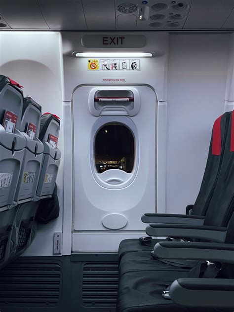 Sitzplatz Notausgang Flugzeug
