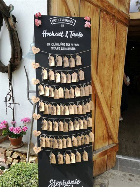 Sitzplatz Tafel Hochzeit