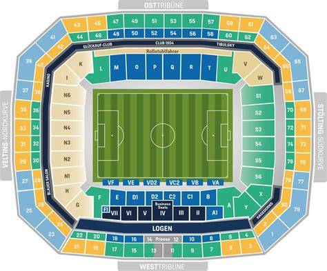 Sitzplatz Veltins Arena