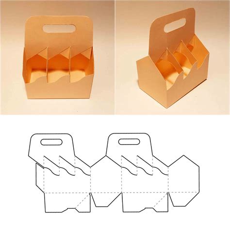 Six Pack Holder Template