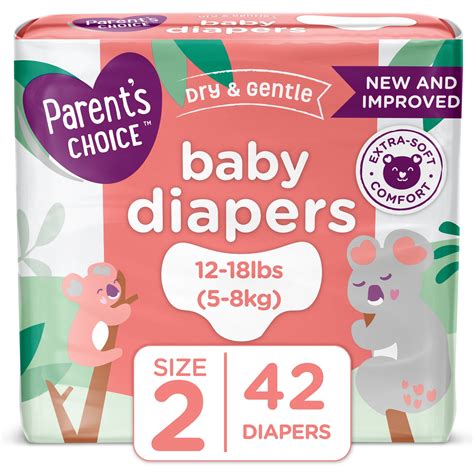 Happy baby, happy parents: Discover the unbeatable comfort of Parents Choice size 2 diapers!