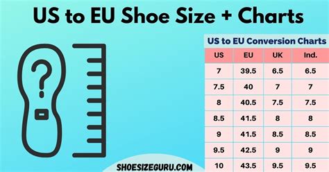 Size Chart Euro To Us