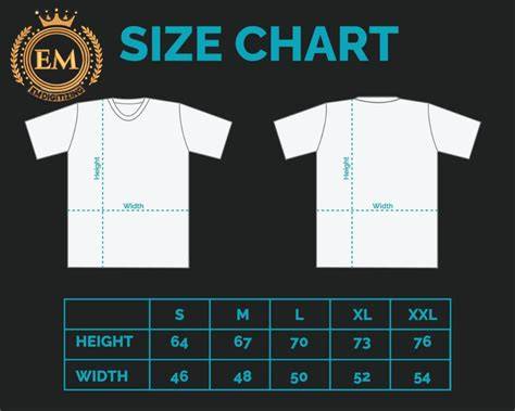 Size T Shirt Chart