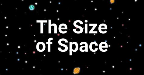 Size of the Space